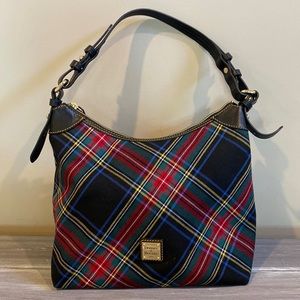 Dooney & Bourke Tartan Plaid Large Erica Shoulder Bag